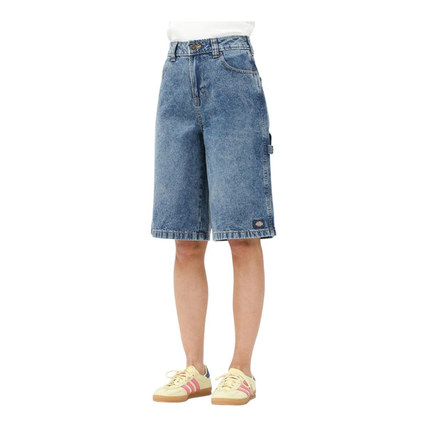 Bermuda Donna Dickies - Carpenter Denim Jort W Whitecap Gray - Denim