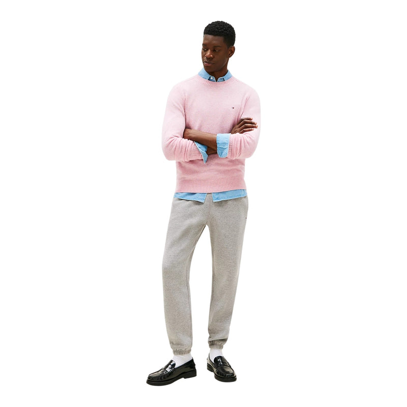 Maglie a manica lunga Uomo Tommy Hilfiger - Lambswool Crew Neck - Rosa