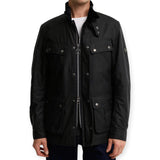 Giubbotti Uomo Barbour International - Tourer Duke Wax - Blu