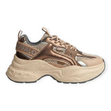 Sneaker Donna Buffalo - Yuno-Vegan Nappa-Mesh - Bronze