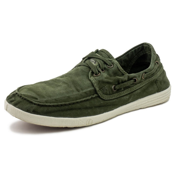 Sneaker Uomo Natural World - Nautico Enzimatico - Verde