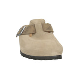 Zoccoli e sabot Uomo Birkenstock - Boston faded khaki, Suede Leather/Oiled - Beige