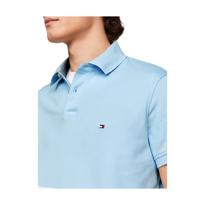 Polo Uomo Tommy Hilfiger - 1985 Regular Polo - Celeste