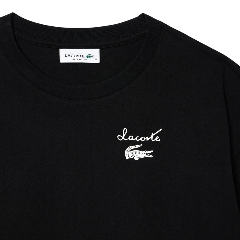 T-shirt Donna Lacoste - T-Shirt - Nero