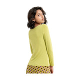 Maglie Donna Surkana - Maglietta scollo a barchetta - Lime