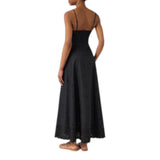 Vestiti casual Donna Mc2 Saint Barth - Guadalupe Woman Midi Dress - Nero