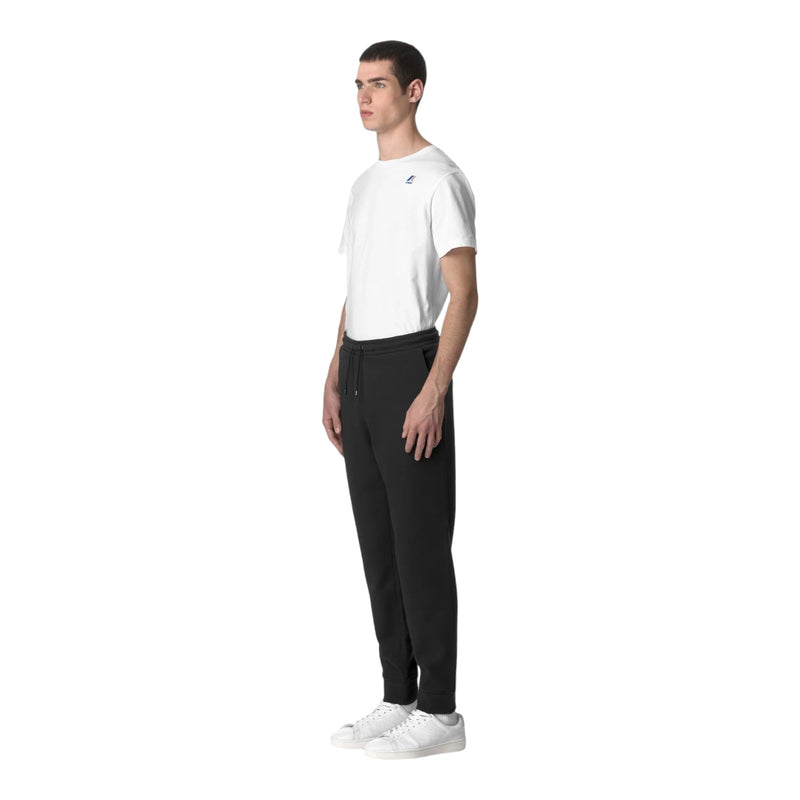 Pantaloni sportivi Uomo K-Way - Le Vrai Creuse Hv Poly Cotton - Nero