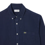Camicie casual Uomo Lacoste - Camicia M/L - Blu