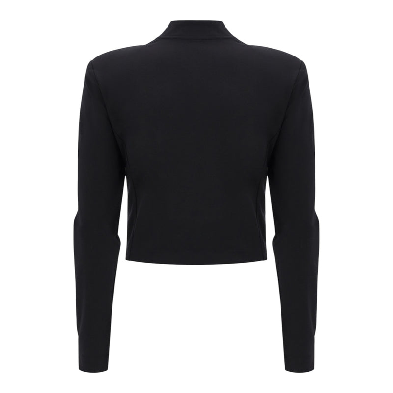 Felpe senza cappuccio Donna MACRON CLUB HOUSE - Mch Fcf Wmn Era Milo Fzip Sweat Blk - Nero