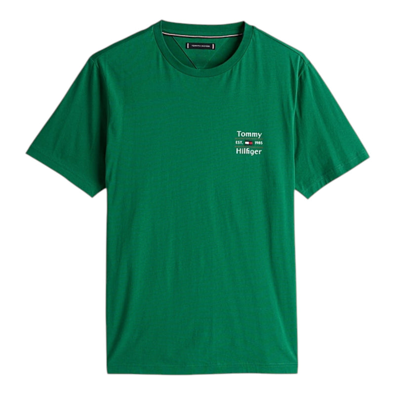 T-shirt Uomo Tommy Hilfiger - Hilfiger Stack Tee - Verde