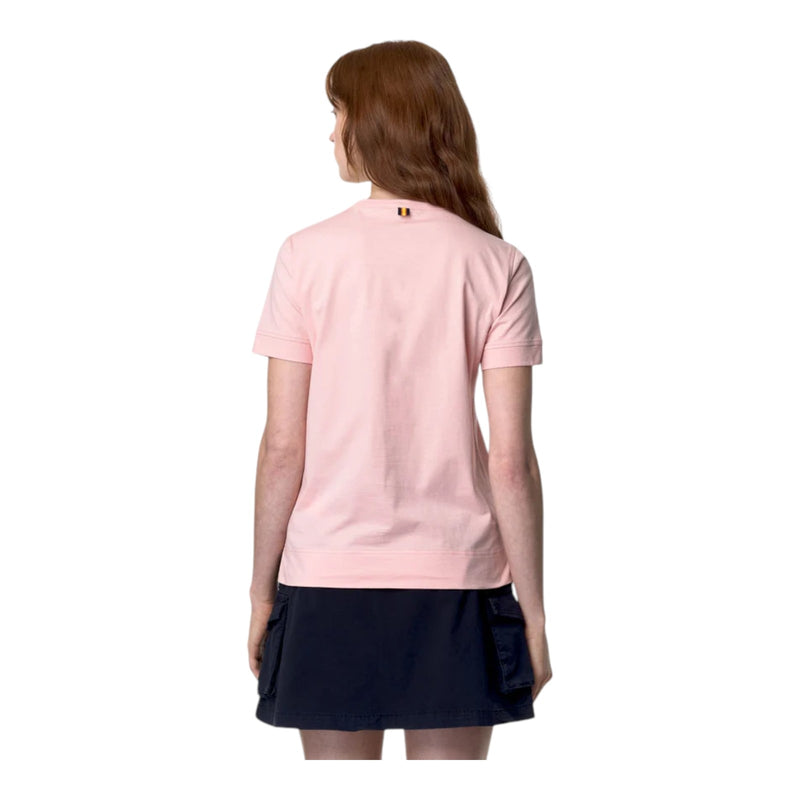 T-shirt Donna K-Way - Emel Jersey - Rosa
