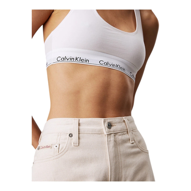 Bermuda Donna Calvin Klein - Relaxed Bermuda Short - Beige