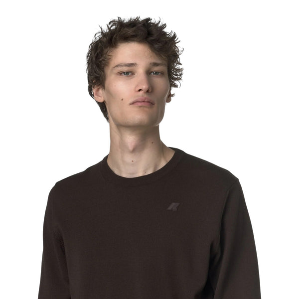 Maglioni Uomo K-Way - Pullover Sebastien Merino - Marrone