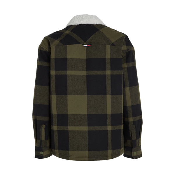 Giubbini Uomo Tommy Hilfiger - Tjm Check Sherpa Lin - Verde