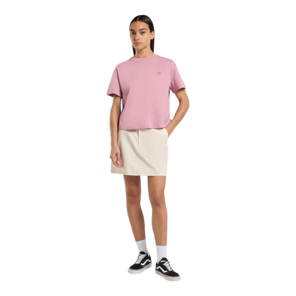 T-shirt Donna Dickies - Oakport Boxy Ss Tee - Rosa