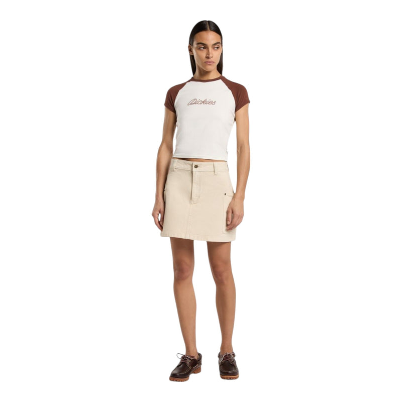 T-shirt Donna Dickies - Dickies Rope Ss Tee W - Marrone