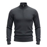 Maglioni Uomo Alpha Studio - Lupetto Zip Slim Merinos - Grigio