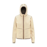 Felpe con cappuccio Donna K-Way - Lily Velour Polar Double - Beige