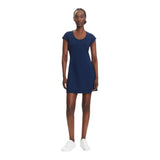 Vestiti casual Donna Calvin Klein - Punto Milano Ss Scoop Nk Dress - Blu