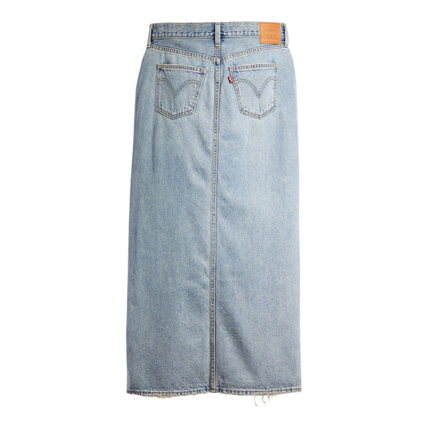 Gonne casual Donna Levi's - Ankle Column Skirt Wave Hello - Denim