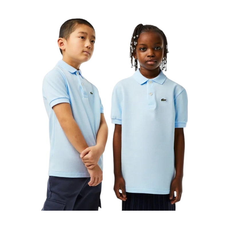 Polo Bambini Unisex Lacoste - Maglietta M/C - Celeste