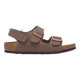 Sandali Ragazzi Unisex Birkenstock - Milano HL Kids mocca, Birkibuc - Marrone