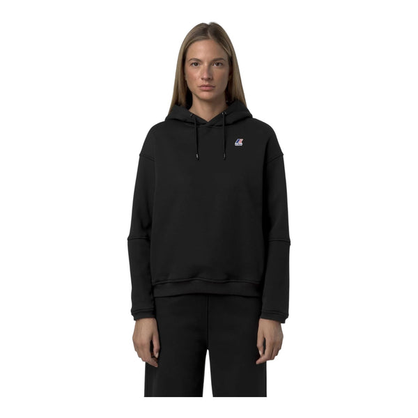 Felpe con cappuccio Donna K-Way - Ninette Brushed Pc - Nero