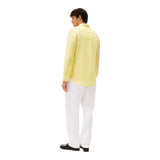 Camicie casual Uomo Tommy Hilfiger - Pigment Dyed Li Solid Rf Shirt - Giallo