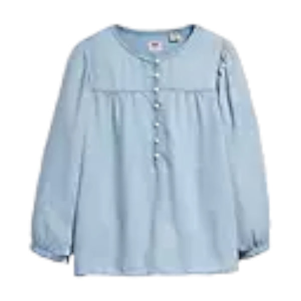 Bluse Donna Levi's - Halsey 3/4 Slv Blouse - Celeste