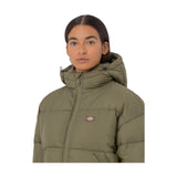 Giubbini Donna Dickies - Alatna Oversized Puffer - Verde militare