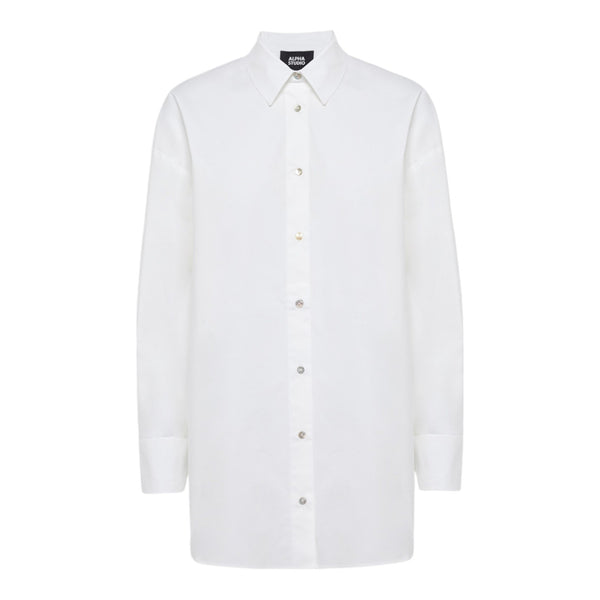 Camicie Donna Alpha Studio - Camicia M/L White Shirt - Multicolore