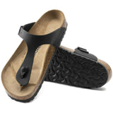 Sandali Unisex Birkenstock - Gizeh black, Birko Flor Calz.N - Nero