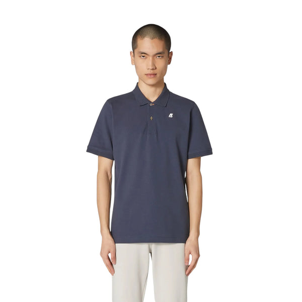 Polo Uomo K-Way - Polo Manica Corta Vinnie - Blu