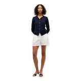 Cardigan Donna Tommy Hilfiger - Co Jersey Fine Gg C-Nk Ls Cardi - Blu