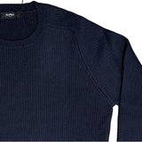 Maglioni Uomo Alpha Studio - Girocollo Sella Merinos - Blu