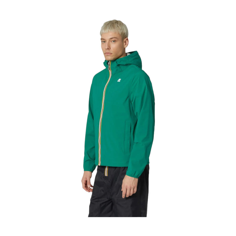 Giubbini Uomo K-Way - Jack Stretch Nylon Jersey - Verde