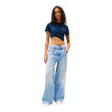 Jeans Donna Tommy Hilfiger - Charlie Mr Loose Wd Bi0112 - Azzurro