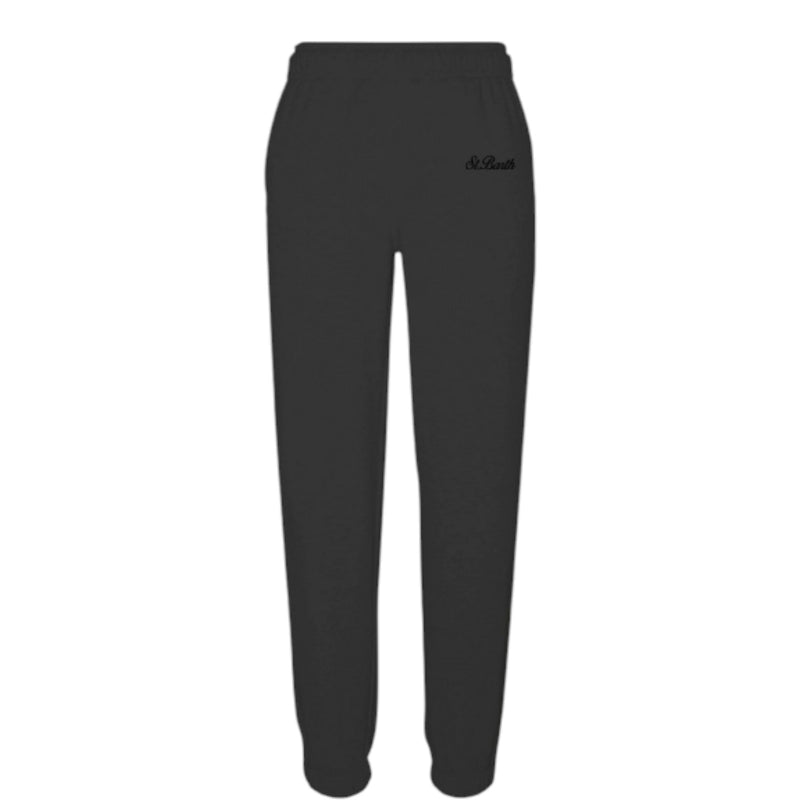Pantaloni Ragazza Mc2 Saint Barth - Girl Pant In Fleece - Nero
