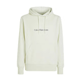 Felpe con cappuccio Uomo Calvin Klein - Square Frequency Logo Hoodie - Beige