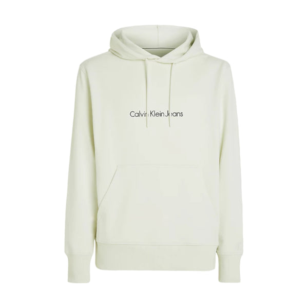 Felpe con cappuccio Uomo Calvin Klein - Square Frequency Logo Hoodie - Beige