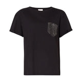 T-shirt Donna Liu Jo - T-Shirt Moda M/C - Nero