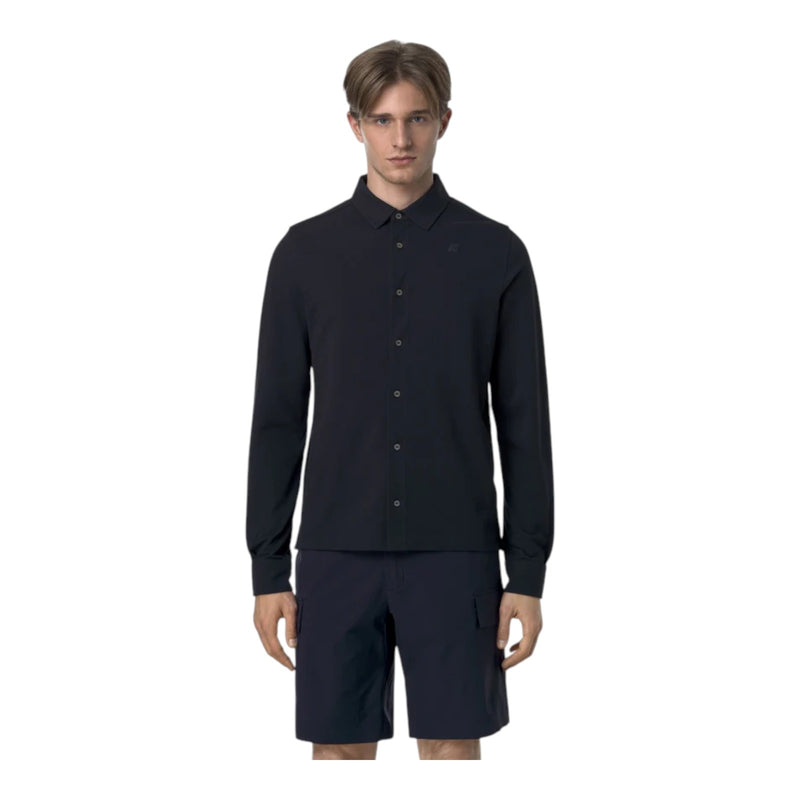 Polo Uomo K-Way - Timothee Pique - Blu