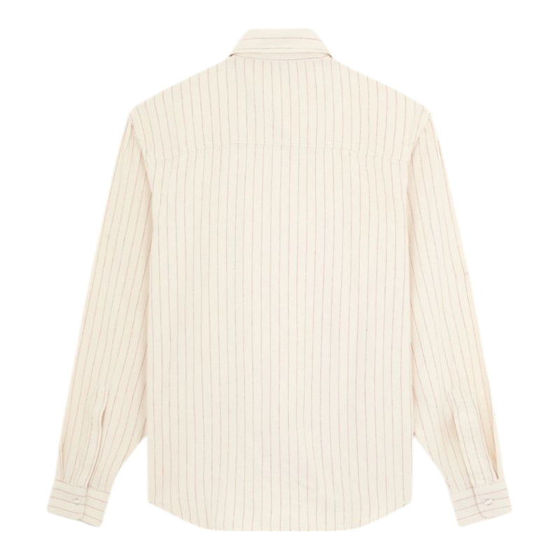 Camicie Donna Dickies - Service Stripe Shirt Ls - Bianco