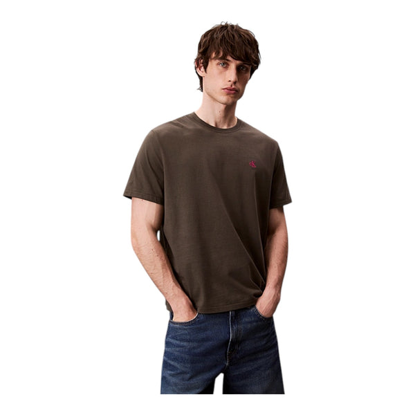 T-shirt Uomo Calvin Klein - Ss Easy Monogram Tee - Grigio