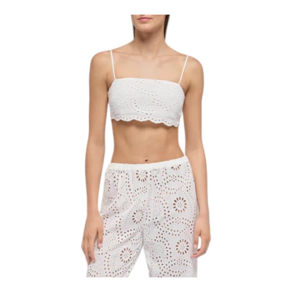 Canotte e top Donna Mc2 Saint Barth - Florida Sangallo Top - Bianco