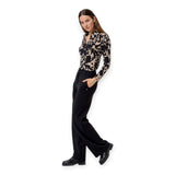 Pantaloni Donna Surkana - Pantalóni a gamba dritta - Nero