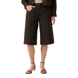 Bermuda Donna Levi's - Super Baggy - Marrone