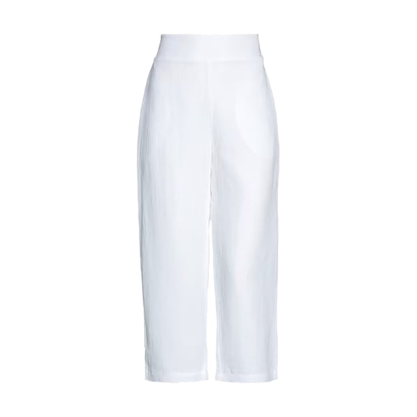 Pantaloni Donna Alpha Studio - Panta Garconne Pants-Ad33 - Bianco