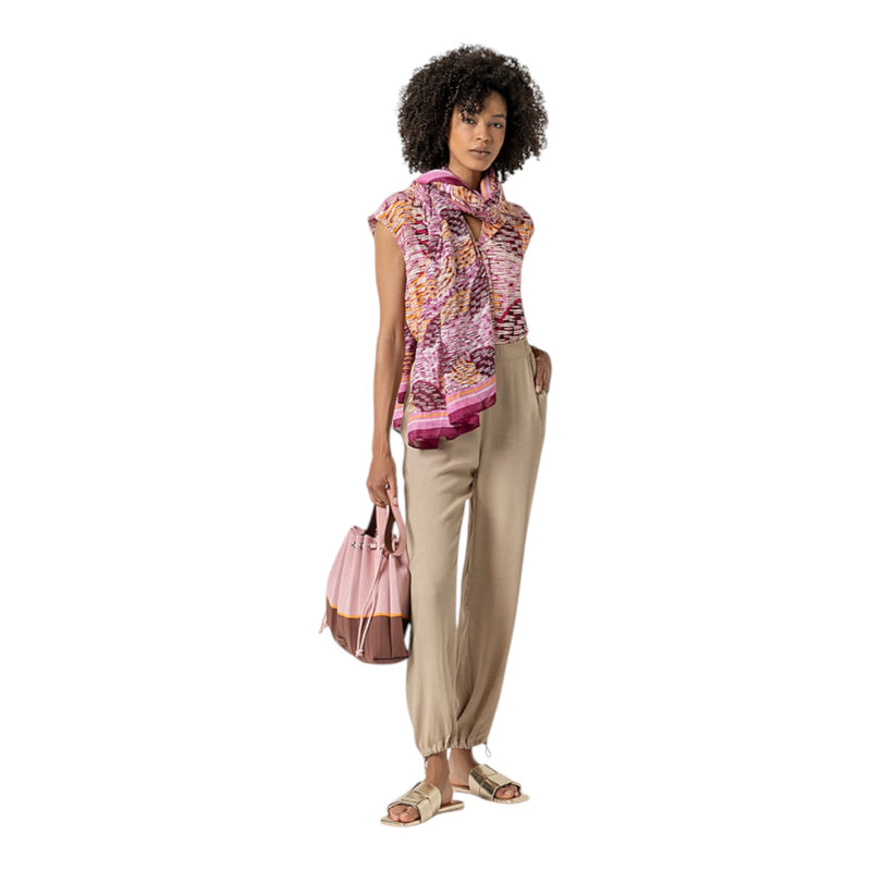 Pantaloni Donna Surkana - Pantalone jogger con stretto alla caviglia - Beige