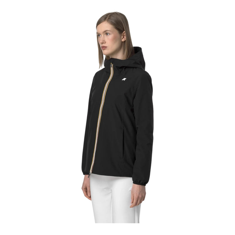 Giubbini Donna K-Way - Marguerite Stretch Poly Jersey - Nero